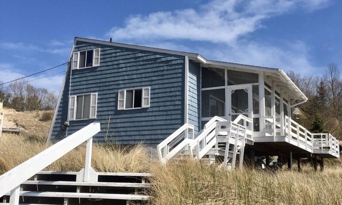 Shelby Cottage | Dune Top Beach House with Views of Lake Michigan