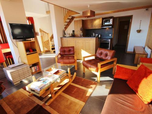Arc-1600 Apartment | Duplex 4 pièces pour 10 pers avec terrasse panoramique, piscine et sauna à Arc 1600 - FR-1-411-546