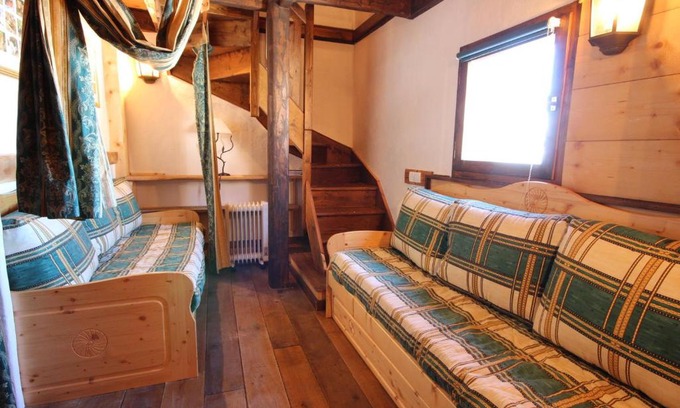 Vallandry Apartment | Duplex 7 pers. centre Vallandry, proche pistes, animaux admis - FR-1-411-691