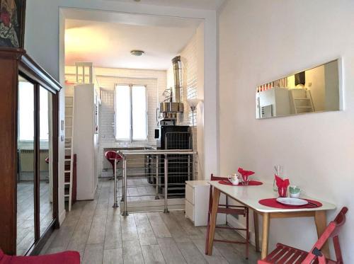 Faubourg Saint-Germain Apartment | Duplex and private patio at Eiffel Tower