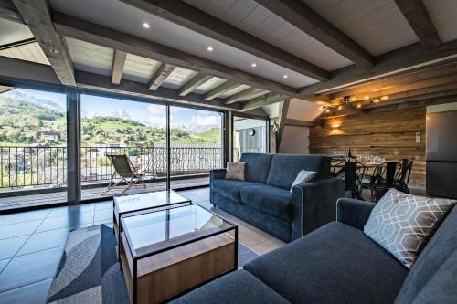 Albiez-le-Vieux Apartment | Duplex in Albiez-Montrond with terrace