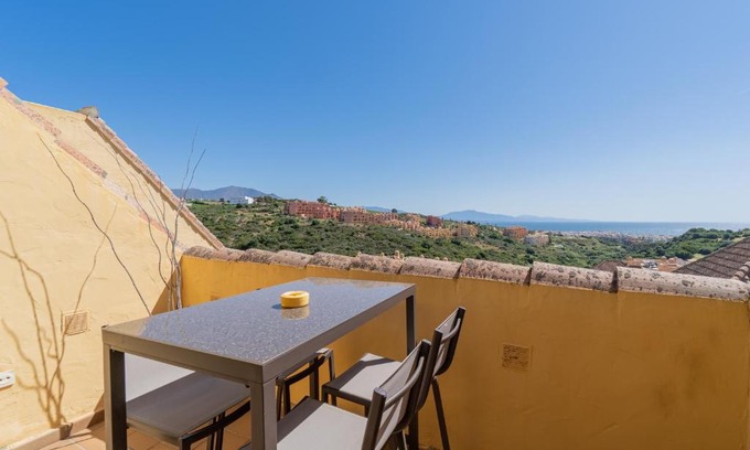 Castillo de Sabinillas Apartment | Duquesa Village - Lovely 2BR Penthouse in La Duquesa with Seaviews