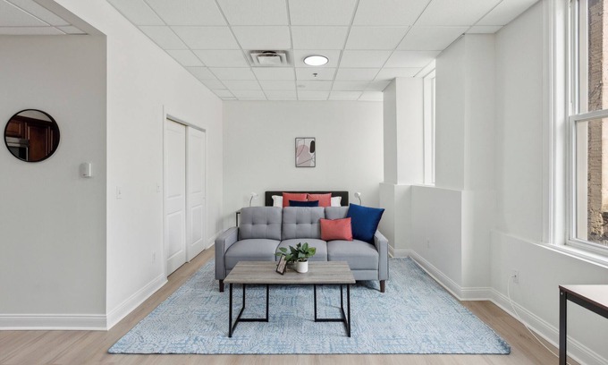 Central Business District Apartment | East 225 I Modern Studio in Downtown Rochester
