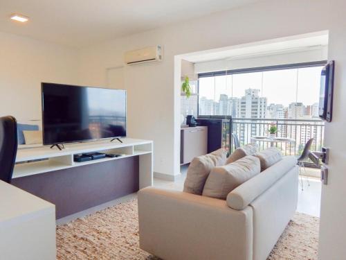 Campo Belo Apartment | Easy Star - Studio Iluminado e com Vista, ao lado do Aeroporto - PN02G