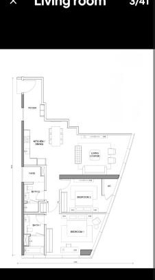Golden Triangle Apartment | Eaton KL,2R2B,0 service,Bathtub,500mbps 4pax