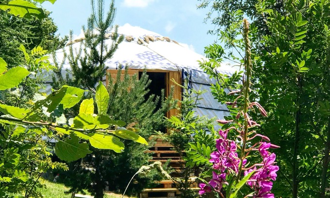 Saint-Antheme RV Rental | Eco Yourte Les Airelles
