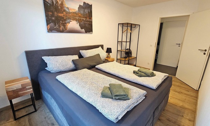 Rheine Apartment | Ecocube Apartment in Rheine, 2 Bedroom, Kitchen, Livingroom, Washing Machine