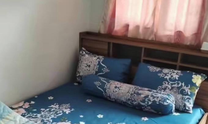 Rayong Apartment | Economy double room with fan only and external bathroom facilities