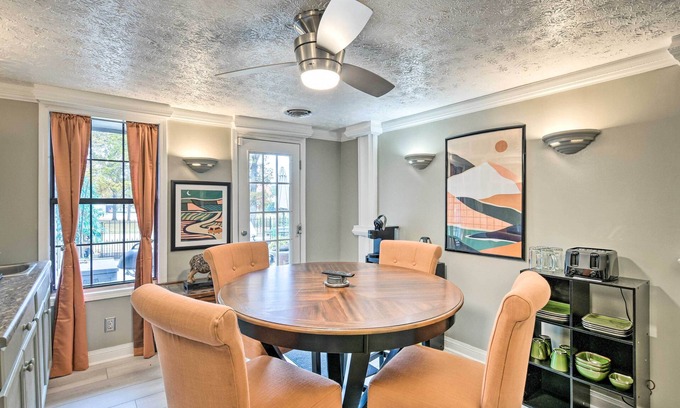 Greenville Apartment | Efficiency Apt: Shared Conference Room, Patio