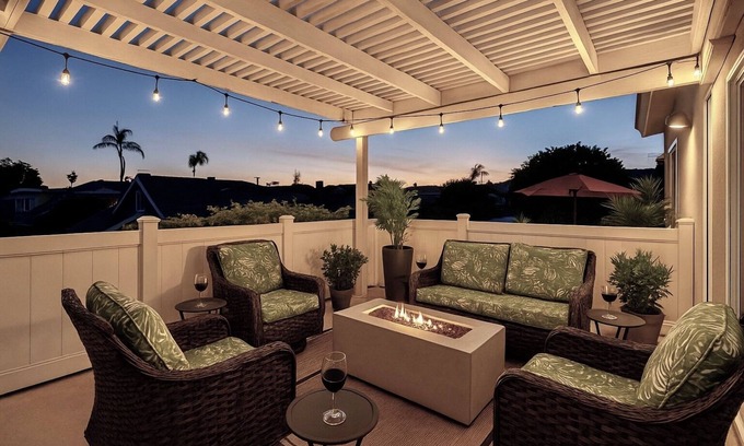 Pierpont Bay House | Elegant Beach-View Vacation Rental, Just 99 Steps 2 Sand, Pet-friendly!