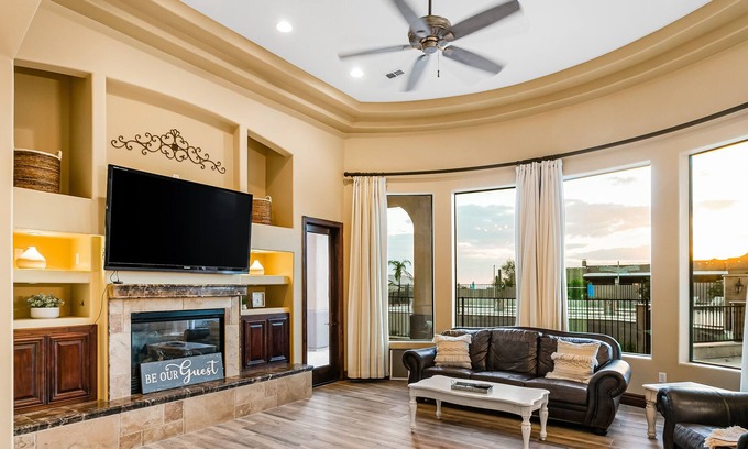 East Mesa House | Elegant, dog-friendly oasis with private pool, putting green & rooftop terrace
