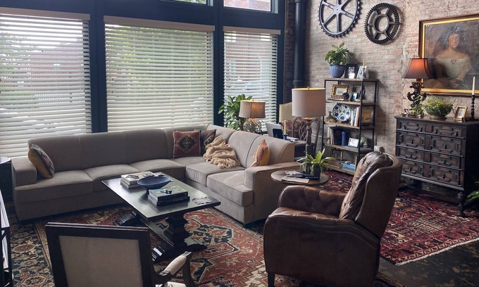 South Main Historic District Condo | Elegant Downtown Loft / Walk to Beale St!