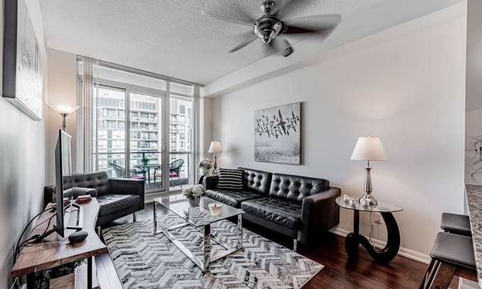 Bathurst Quay Apartment | Elegant Downtown Oasis with City and Lake Views Plus Parking!