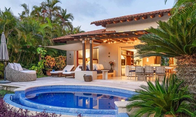 Emiliano Zapata Villa | Elegant Las Palmas Villa – Golf, Private Pool and Premier Beach Club Access