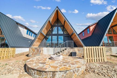 New Braunfels Ski Chalet | Elegant Modern A-Frame Surrounded by Nature in Texas