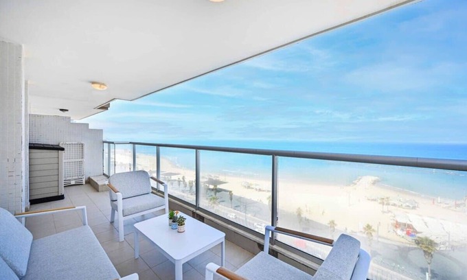 Tel Aviv Apartment | Elegant Sea View at Orchid Hotel by HolyGuest