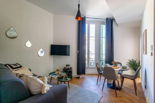 Lepante Quarter Apartment | Elegant T2 rénové 4 Pers, Centre Nice, Climatisé