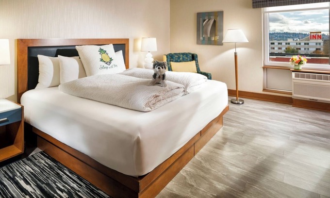 University District Hotel | Elegant Urban Room w/Gourmet Coffee Machine and Cozy Bed