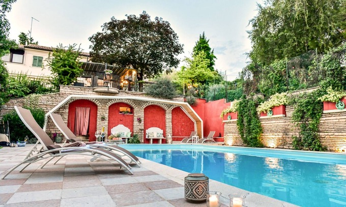 Borgo Trento Villa | Elegant Villa with park, huge swimming pool, in the green area of the city cente