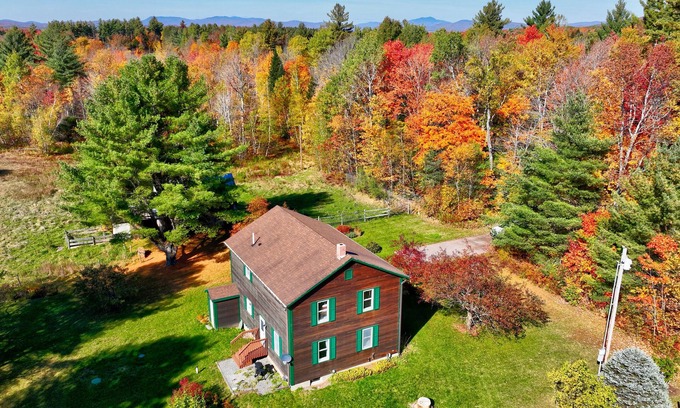 Morrisville House | Elmore Meadows: 3 br, peaceful country setting, wood stove, a/c, firepit!