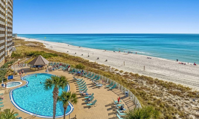 Panama City Beach Condo | Emerald Beach Resort by Panhandle Getaways