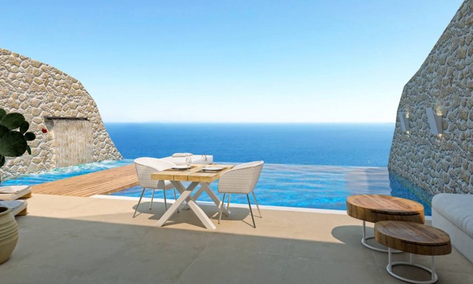 Askos Villa | Emerald Cave Suite with private pool