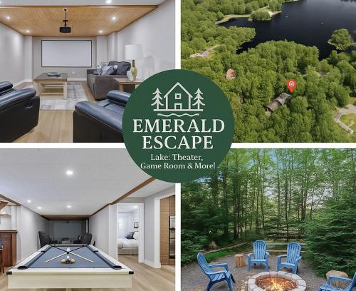 Long Pond House | Emerald Escape Lake, Theater, Game Room & More!