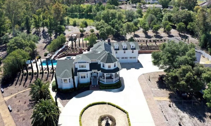 Fallbrook Villa | Enchanted Estate with Pool, Spa, Slide, Sauna in your own 4-Acre Park