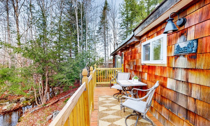 Dover-Foxcroft House | Enchanting dog-friendly cottage with full kitchen, fast WiFi, & nearby creek