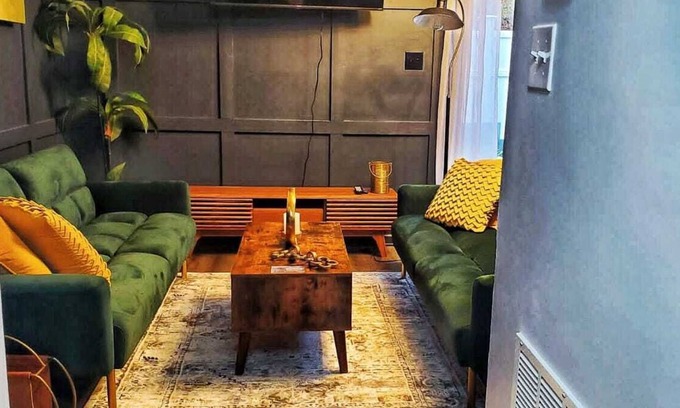 Greensboro Condo | Enjoy a stylish New York experience in the South.