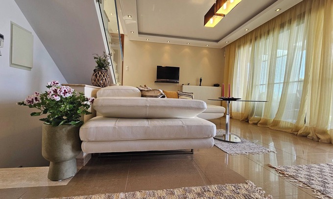Kassandra Villa | Enjoy Breathtaking Sea Views From Villa Glarokavos in Pefkohori, Greece