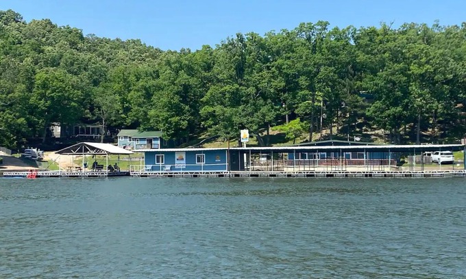 Camdenton Cabin | Enjoy the Quiet Side of the Lake With Resort Amenities + a No-Wake Cove.