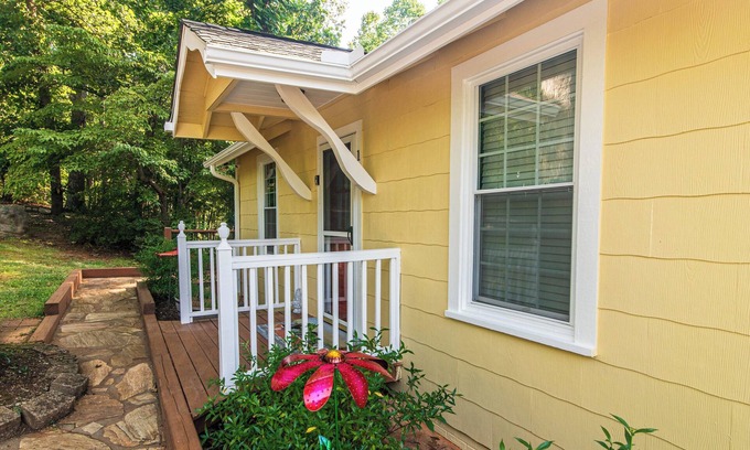 Sunset Cove Cottage | Enjoy the sunrise from quiet location on Lake Lure - no lake access in 2025