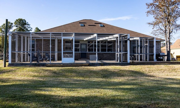 Pensacola House | Enjoy this waterfront home with a pool, dock, and Blue Angels! Bring your boat!