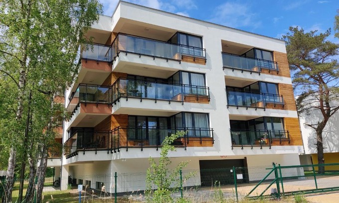 Uniescie Apartment | Enklawa Mielno przy plaży - Szklane apartamenty