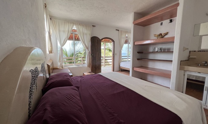 Saladita Apartment | Epic Oceanfront Room on Playa La Saladita