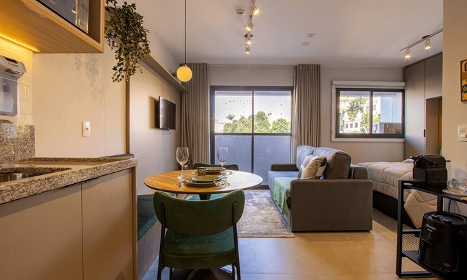 Vila Mariana Apartment | Essence Studio Vila Mariana | Air Conditioning, Wi-Fi & Vila Mariana Metro