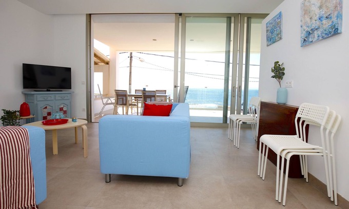 S'Estanyol de Migjorn Apartment | Estanyol Mar - Apartment with Terrace, Sea View, Ideal for Groups & Families
