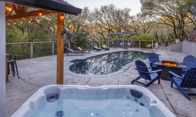 Larkfield-Wikiup House | Estate near Healdsburg in heart of wine country