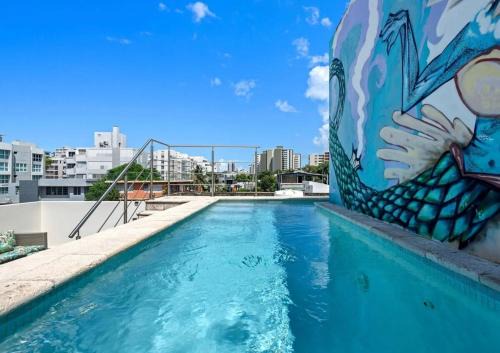 Santurce House | Estrella Urban Oasis Private Rooftop Pool and Patio