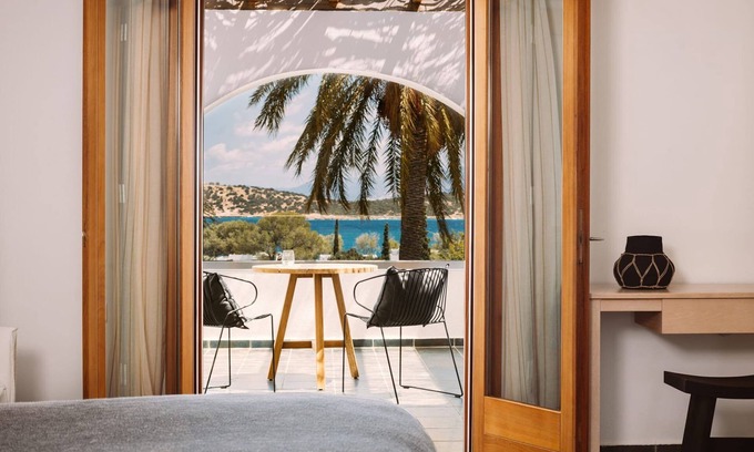Agios Nikolaos Villa | Exclusive Crete Hotel | Seaview Room in Prime Location | Stunning Ocean Views.