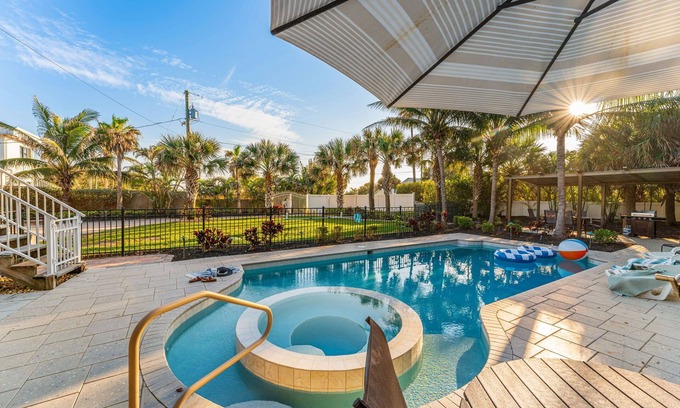 Melbourne Beach House | Exclusive Oceanfront Retreat w/Heated Pool, Hot Tub & Grill