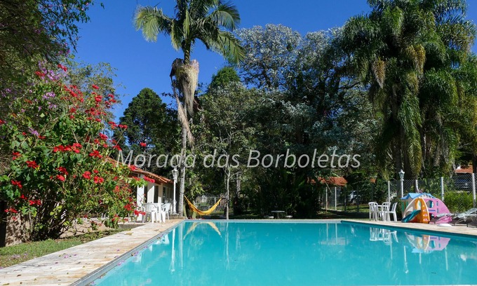 Ibiuna House | Exclusive Top Swimming Pool of the Residence Conforto Lazer 24h Security.