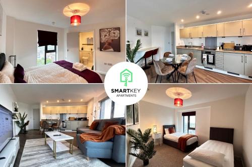 Woking Apartment | Executive 2 Bed 2 Bath Central Woking Flat with Free Parking