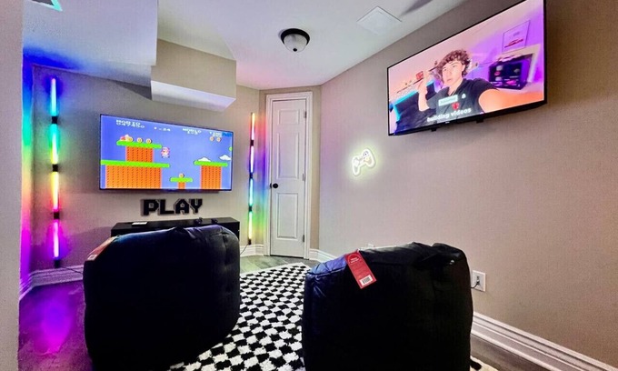 West Chester House | Executive home in West Chester Game Room Hot Tub