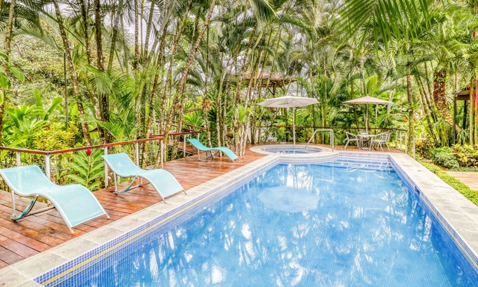 Florencia House | Exotic mountain-view house surrounded by nature with pool & garden views