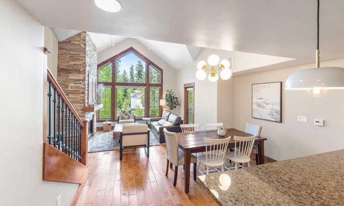 Tamarack Condo | Expansive 2 BR Condo with Fireplace and Patio