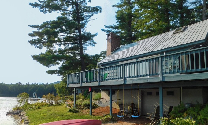 Denmark House | Expansive 5-Bedroom Waterfront Retreat on Moose Pond