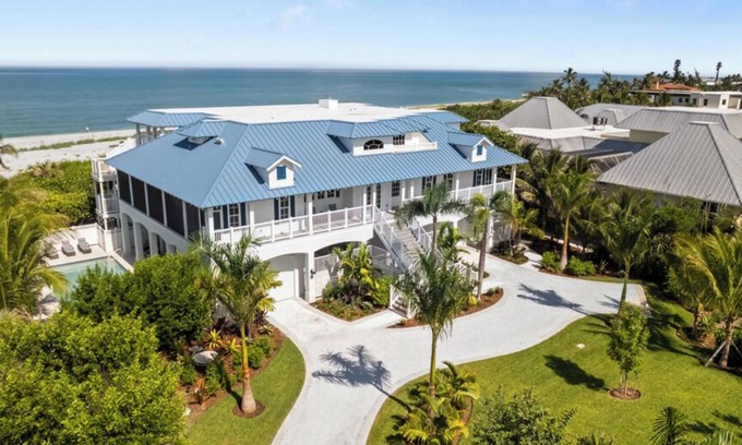 Wulfert House | Experience Shell Seekers! A 12,000 Square Foot Captiva Estate Directly on The Gulf