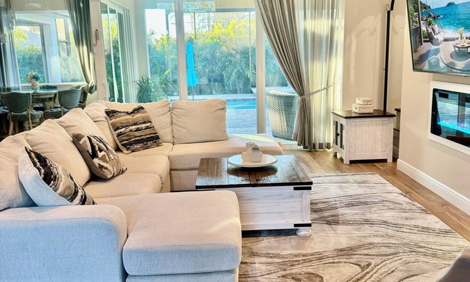 Port Charlotte Villa | Experience The Ultimate Luxury: 4 BR/3 BA, Heated Pool, Lanai, Fire Pit